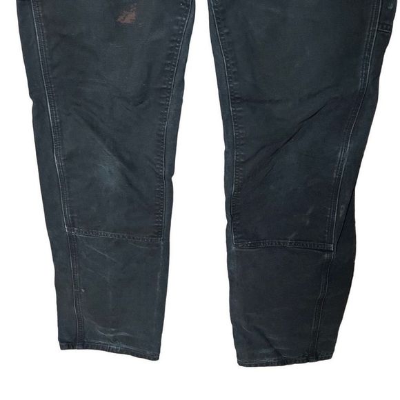 Carhartt Distressed Double Knee Dungaree Fit Pants 36X36 - Picture 3 of 7